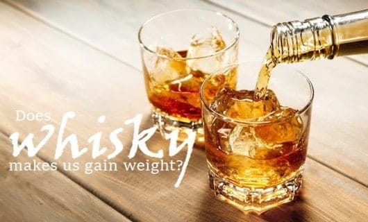 whisky och viktökning