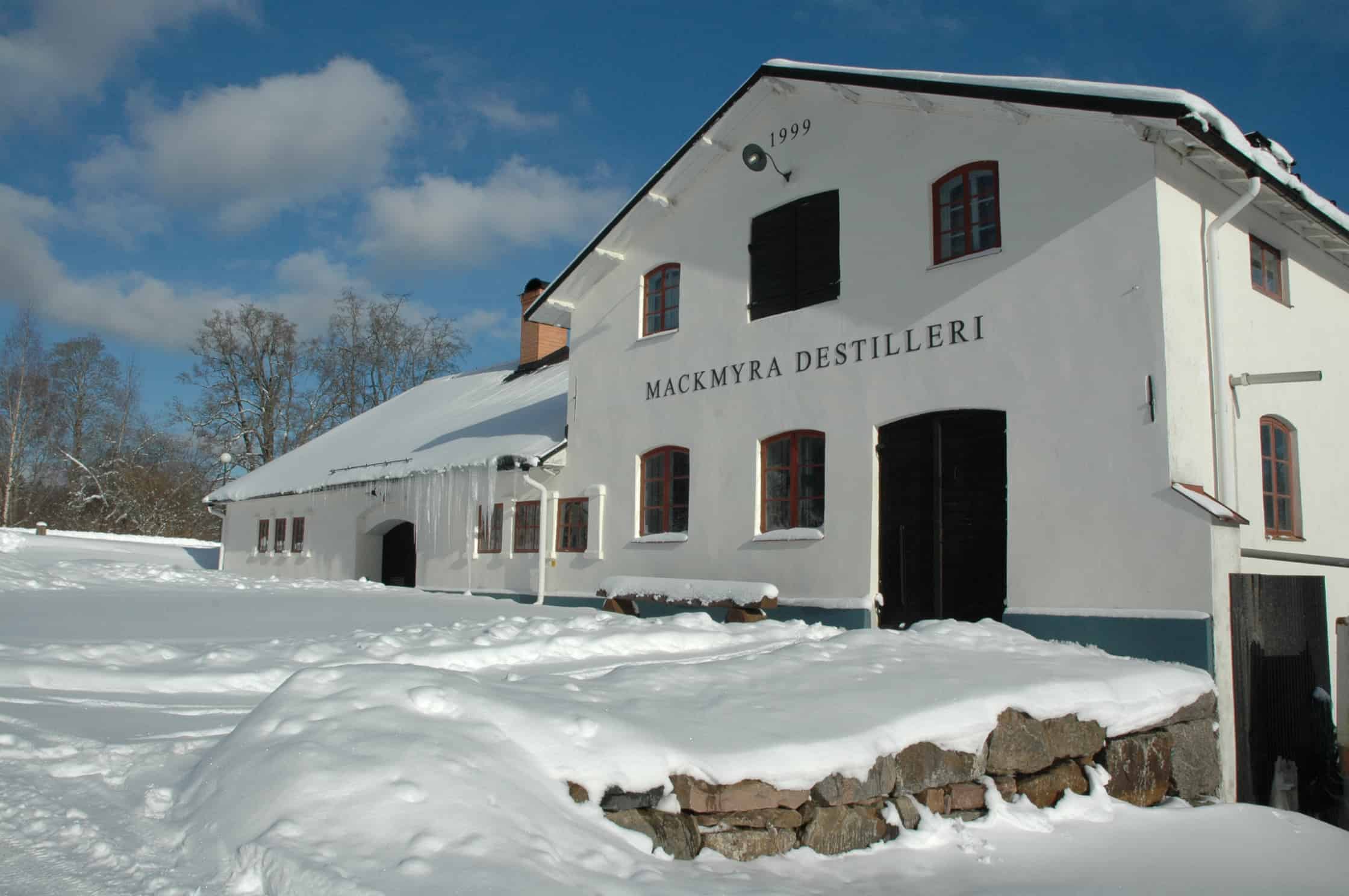 Mackmyra Whisky Distillery at winter Mackmyra Bruk Valbo Sweden