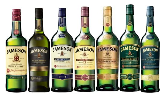 Jameson Irish Whiskey Collection