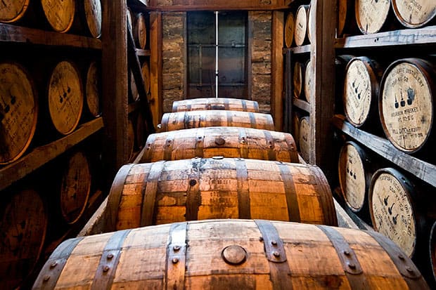 whiskey barrels