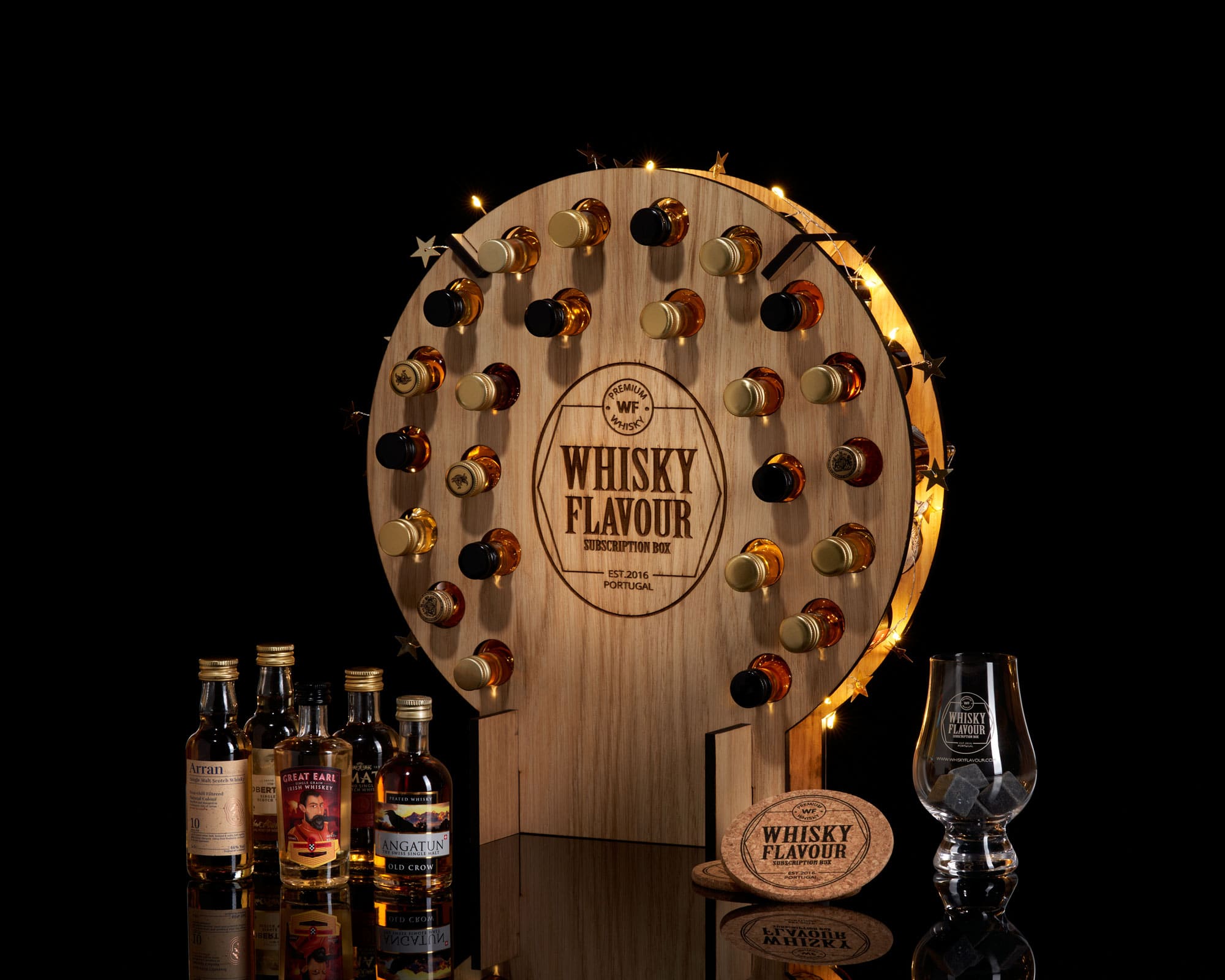 Calendrier De L'Avent Whisky - Édition 150e Anniversaire 2025 | 24 Miniatures Whisky | Compte à Rebours De Noël | Cadeau Adulte Festif