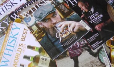 Several whiskey magazines