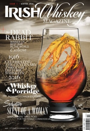 Cover of Irish Whiskey Magazine from 2016