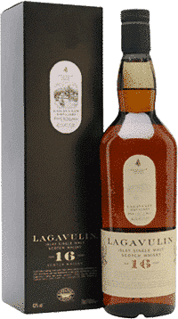 Bottled of Lagavulin 16 Years Old Peated Single Malt Whisky