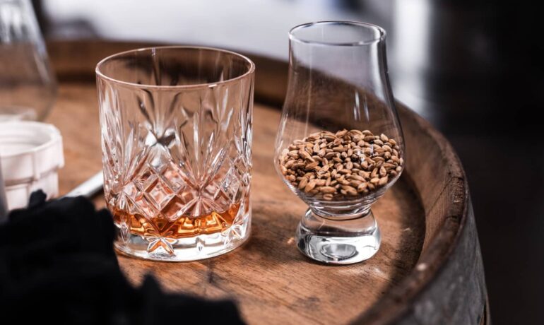 Scotch is made by, at least, 50% malted barley