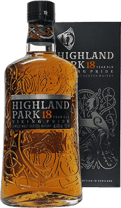 Bottle of Highland Park 18 Years Viking Pride