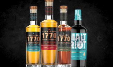 All 4 expressions of Glasgow 1770 Whisky Distillery Company